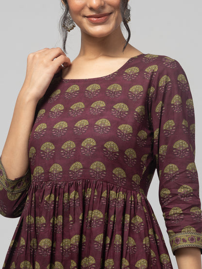 Shop stylish purple kurta set for women with dupatta online