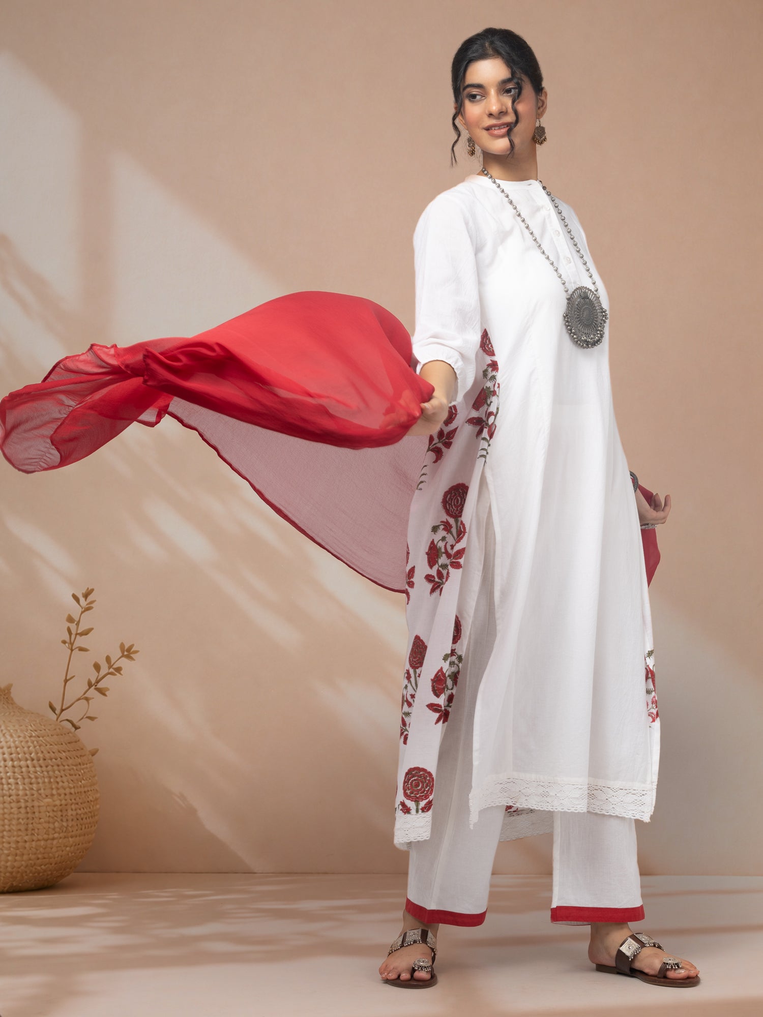 Shop designer kurta set for women with dupatta online