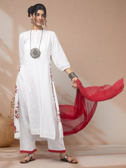 Buy kurti pant set with dupatta online women
