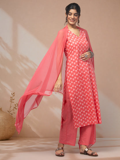 shop-pink-kurti-set-with-dupatta-online