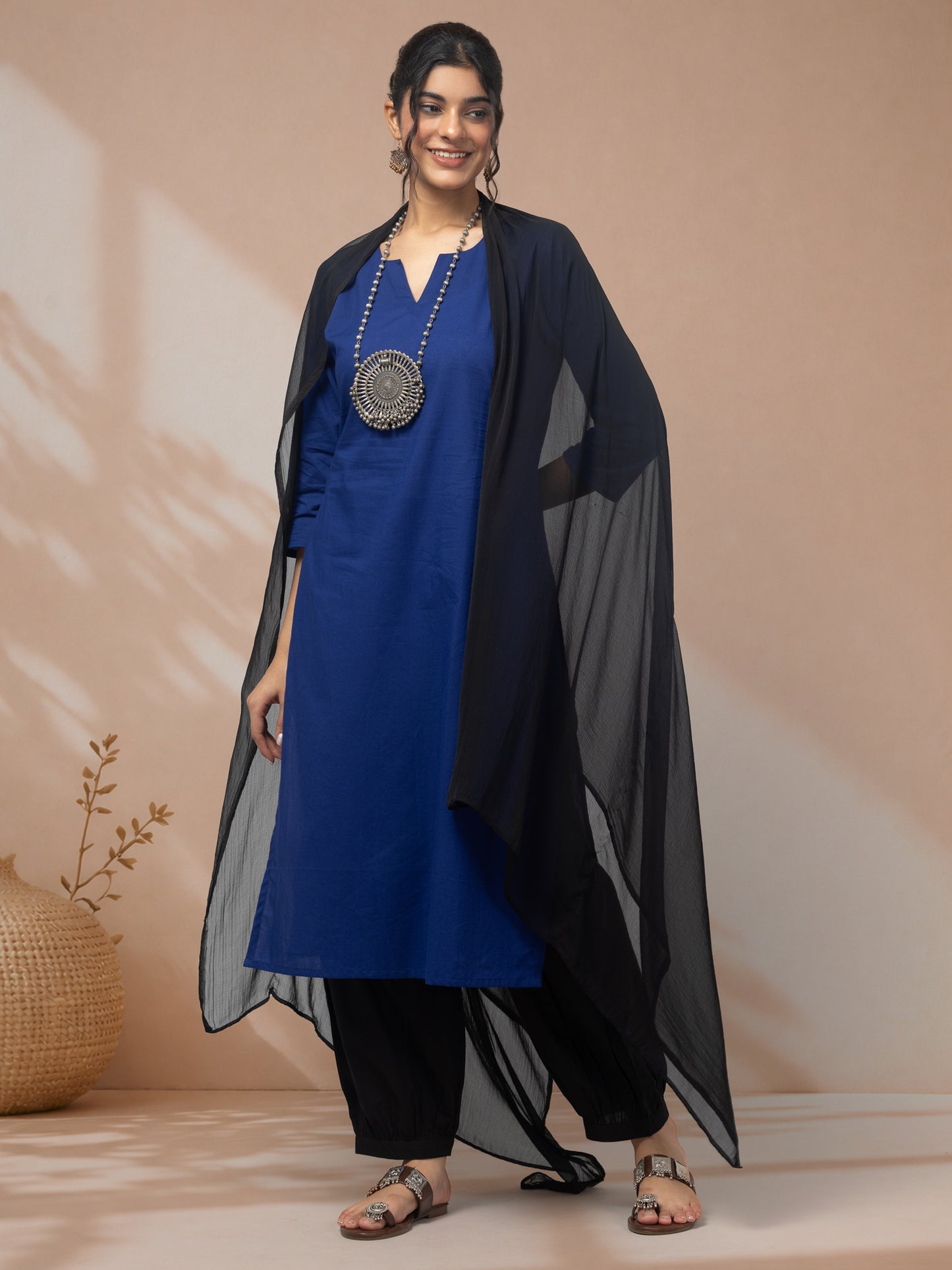 buy-blue-ethnic-kurti-set-for-women-with-trendy-palazzo-pants