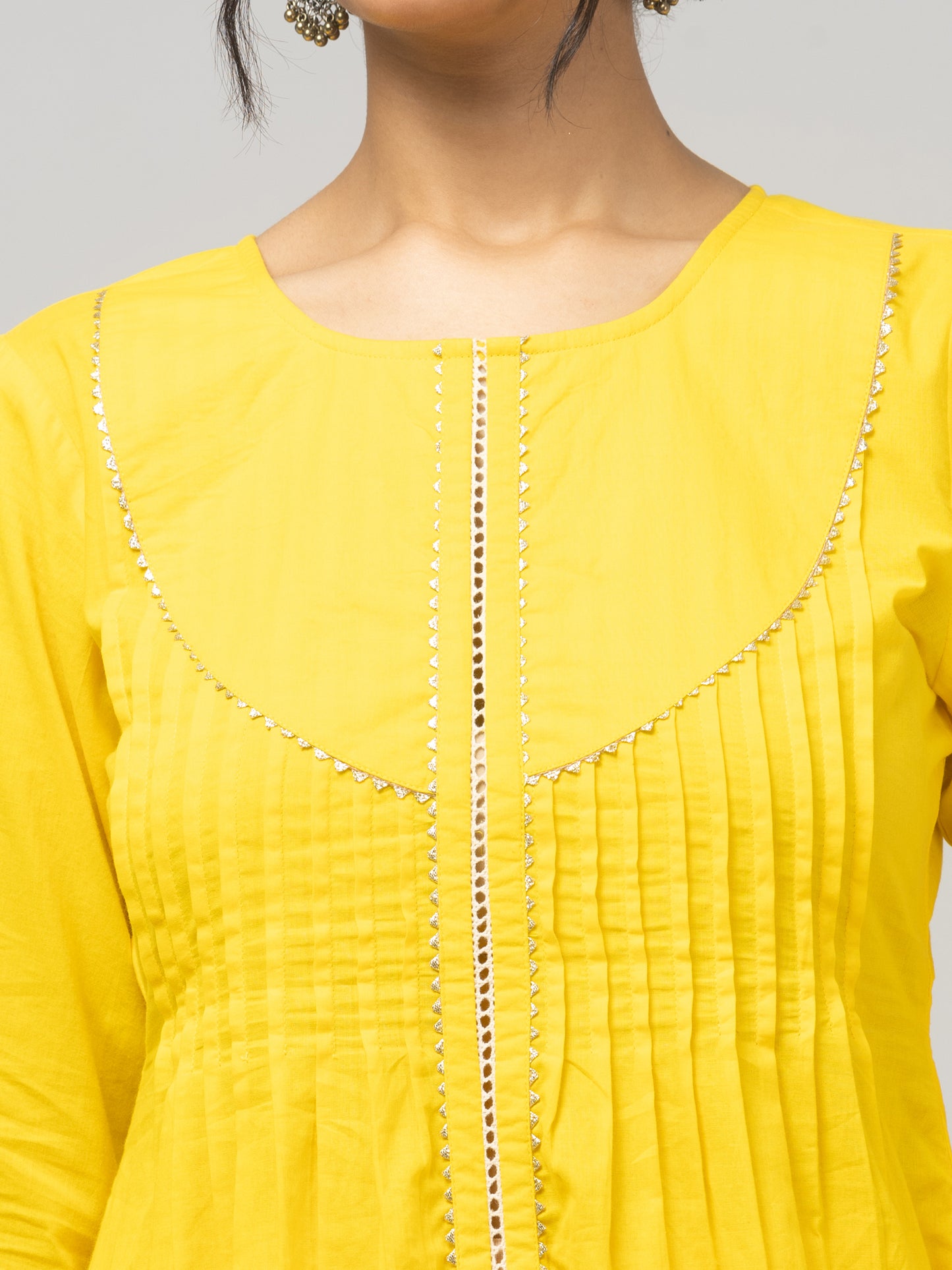 Shop yellow kurti set online women