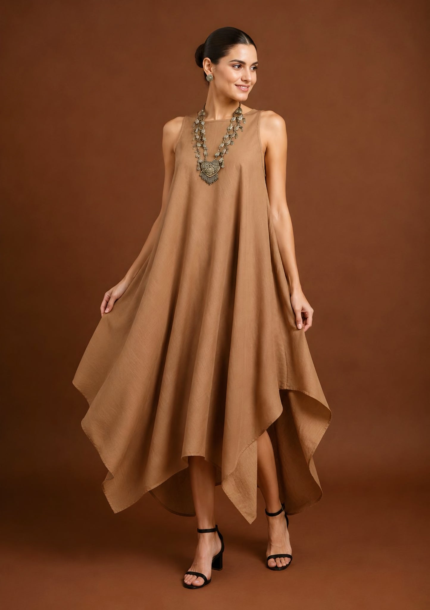 The Sahara Flow Kaftan Dress
