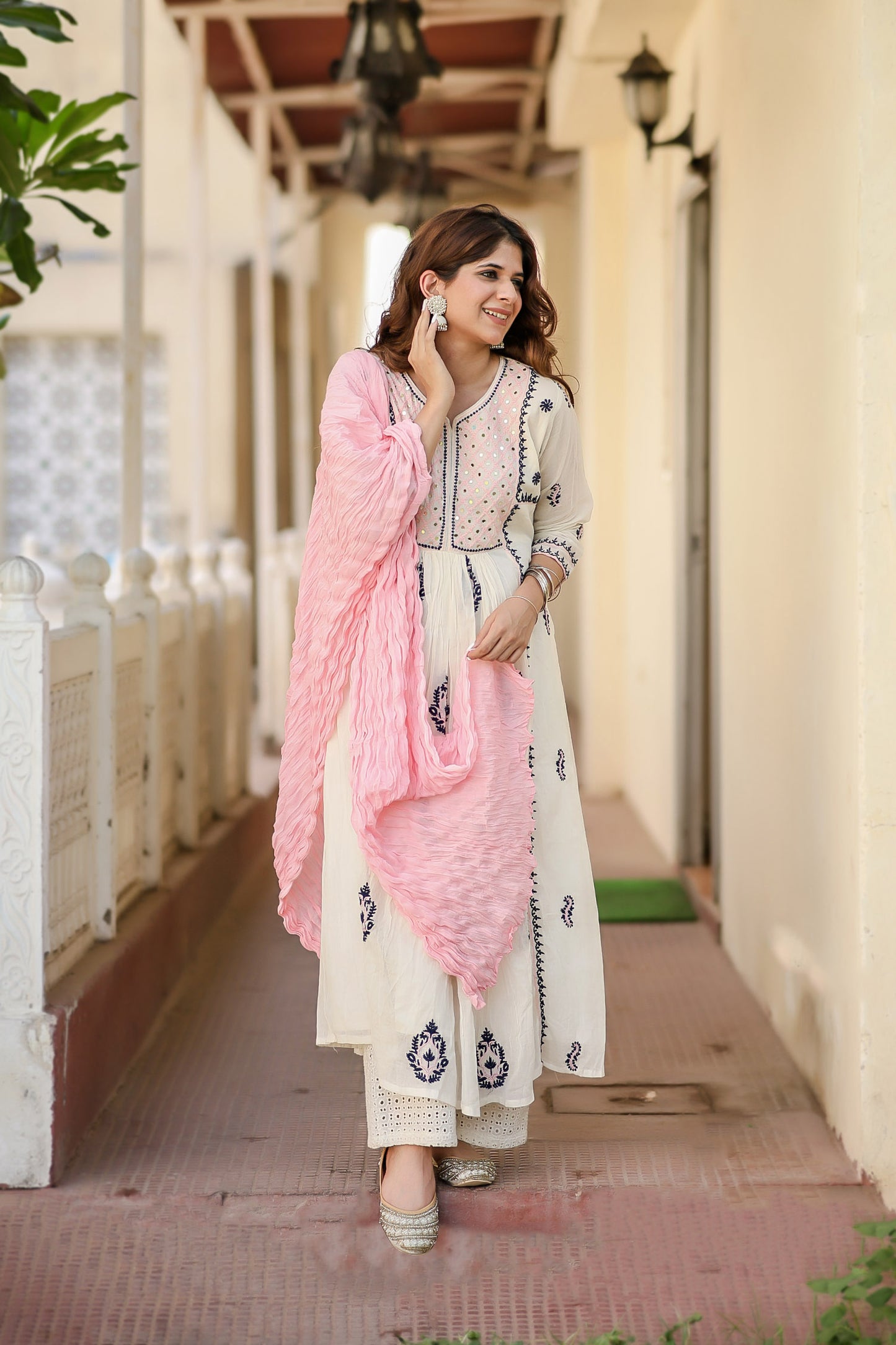 Hand Embroidered suit set