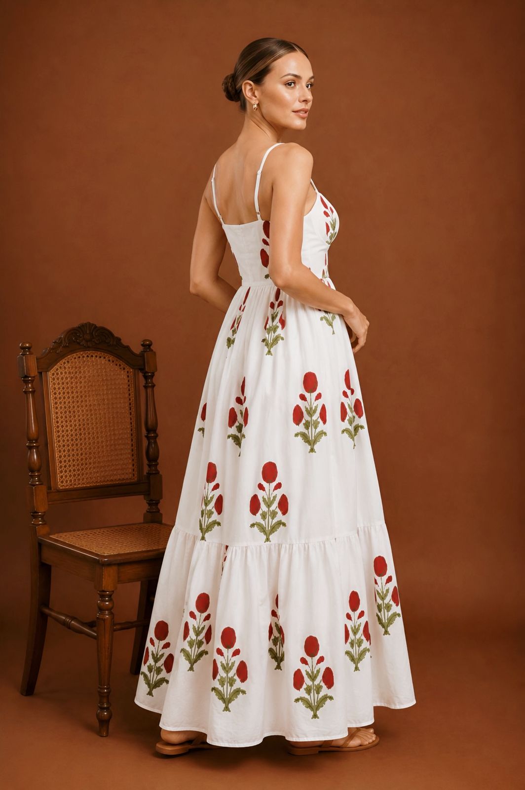 Rose Gardenia Maxi Dress
