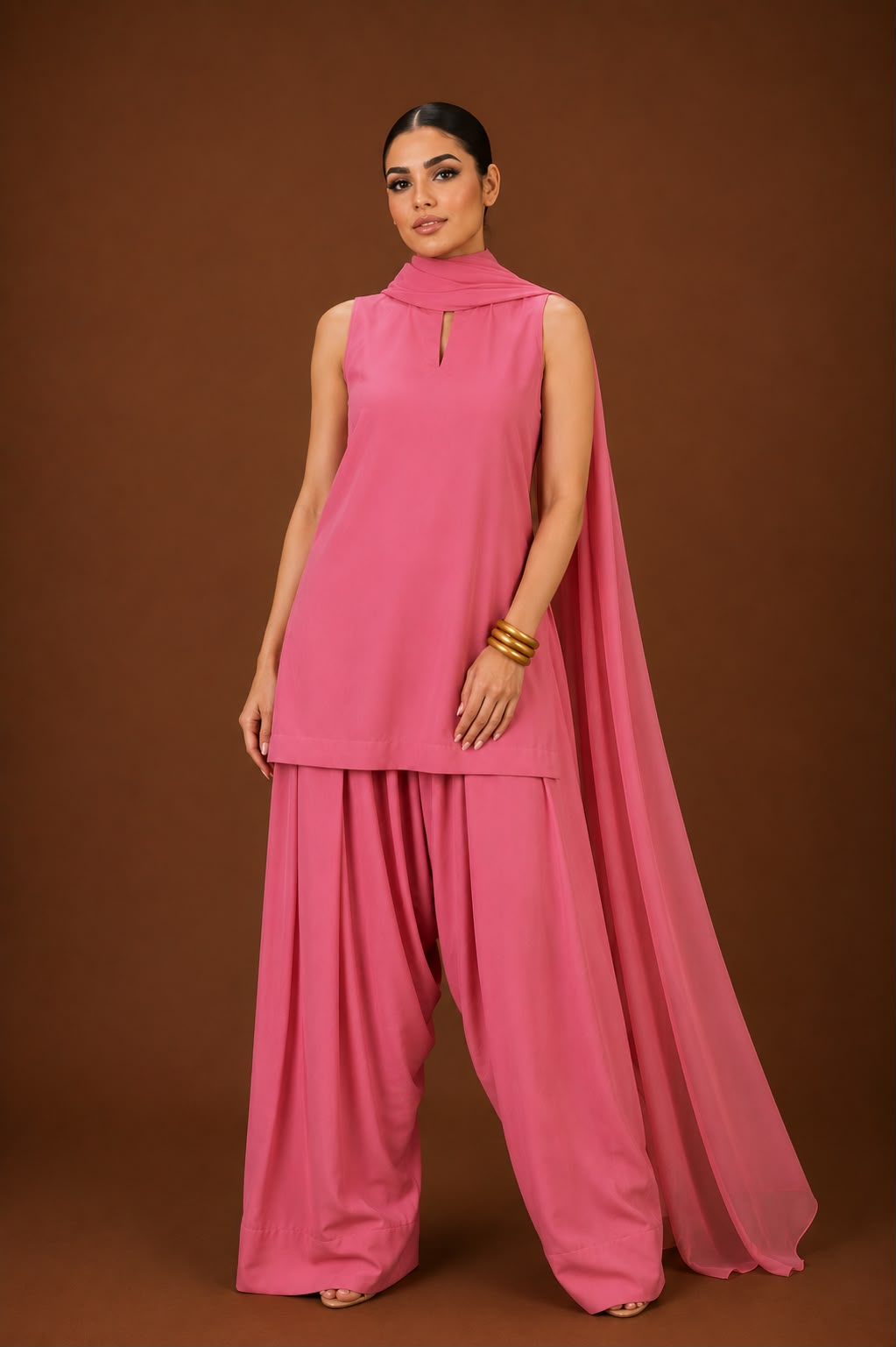 Rose Élan Farshi Suit Set