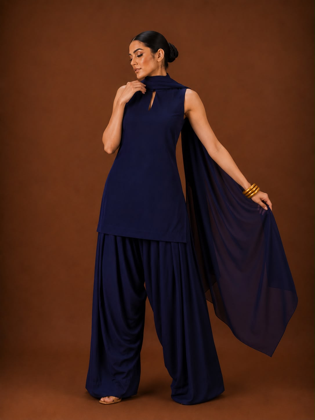 Midnight Muse Farshi Suit Set