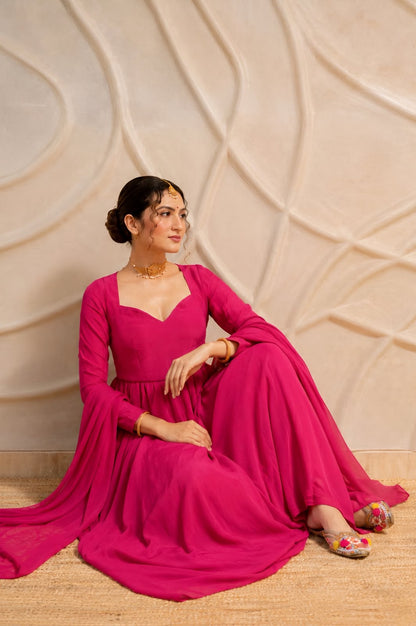 Gulnaar Anarkali Set