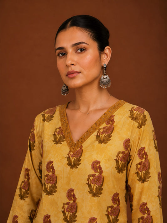 Amber Gulzar Farsi  Suit Set
