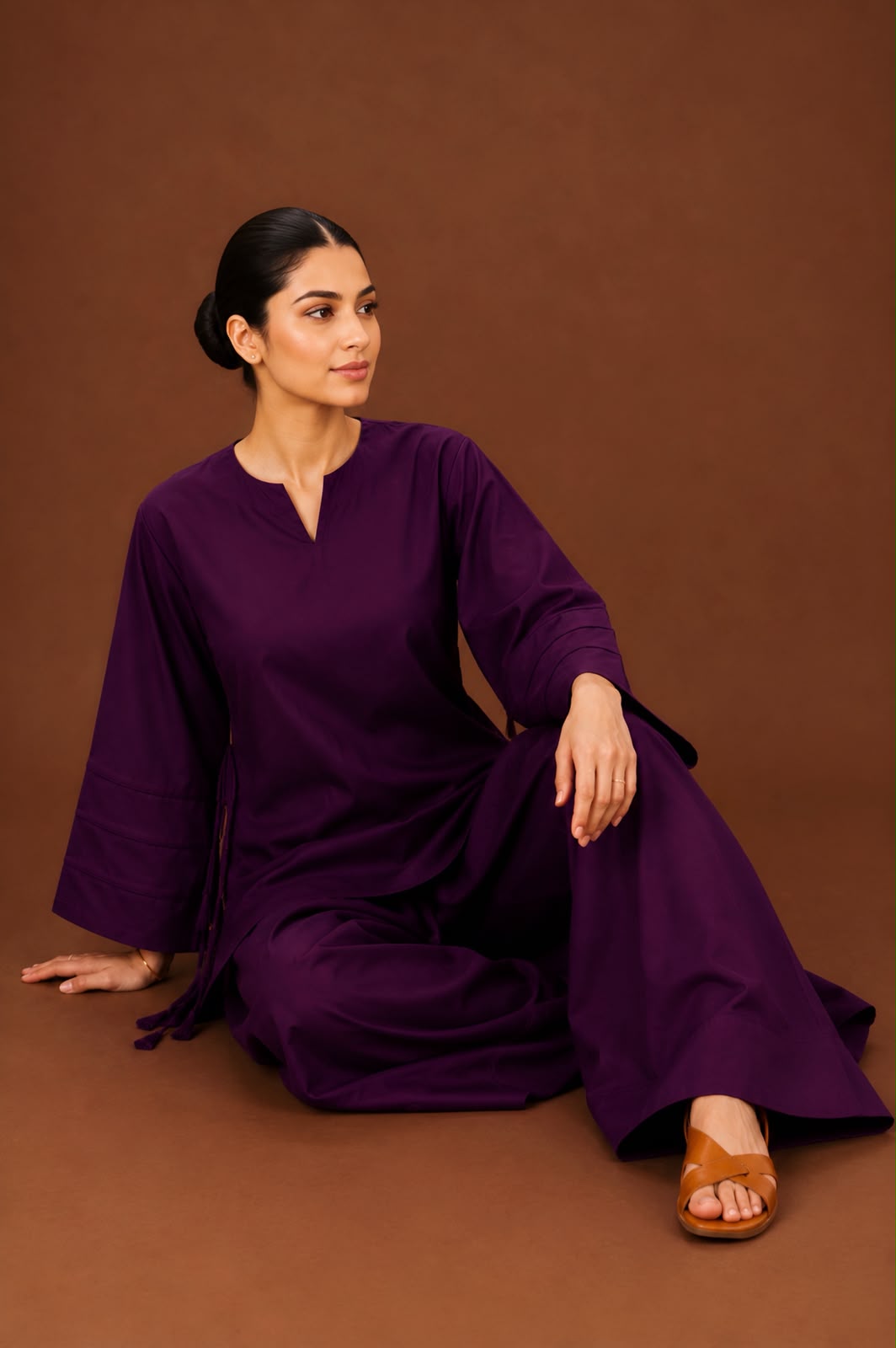Plum Muse Farsi Suit Set