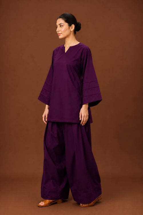 Plum Muse Farsi Suit Set