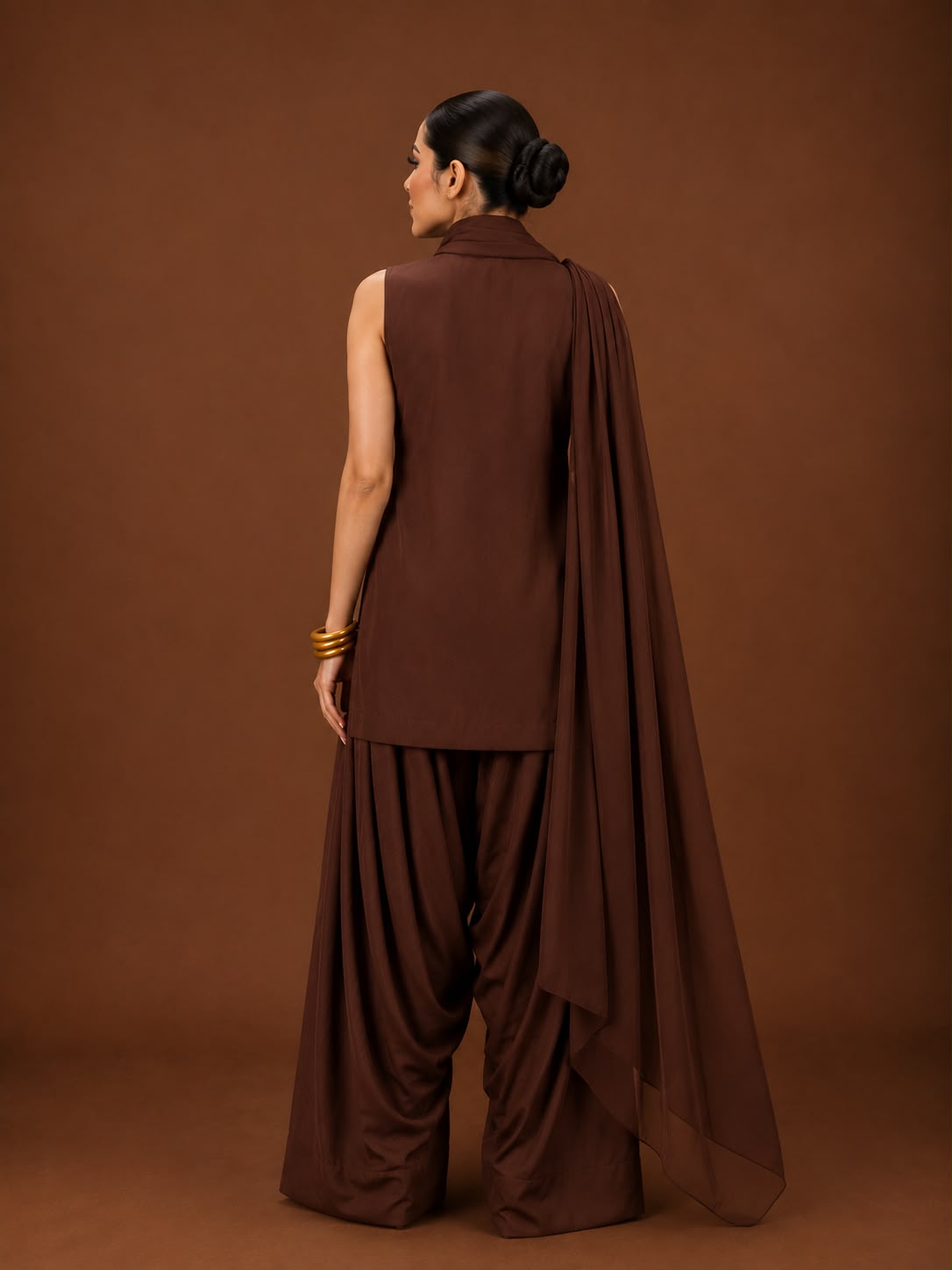 Mocha Noir Farshi Suit Set