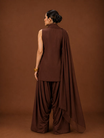 Mocha Noir Farshi Suit Set